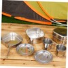 BIUDECO 1set Outdoor Cookware Set Camping Cook Gear Kit for