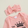 Qianderer Im New Here Newborn Outfit Baby Girl Fall Romper