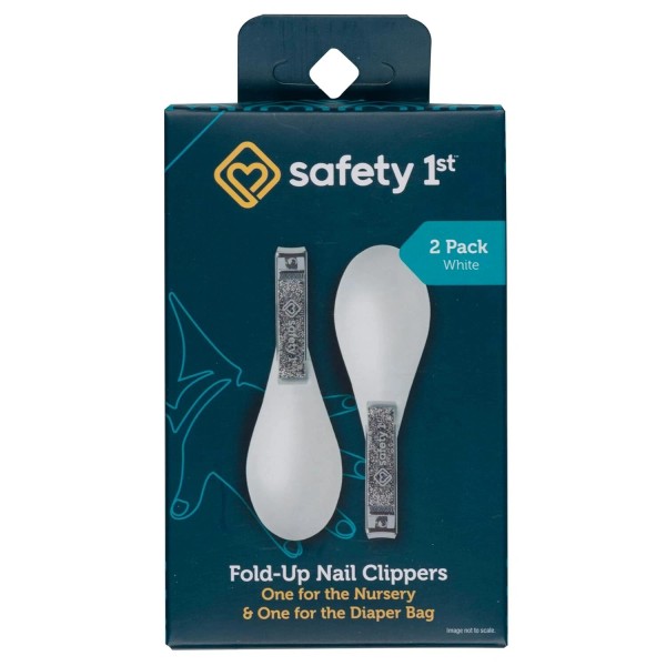 Safety 1st Fold-Up Nail Clippers - 2pk