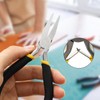 MFBJXC 8Pcs 4.5 Inch Mini Pliers Set,Long Nose Pliers,Diagonal Pliers,End