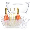 Ice Buckets for Parties, 2 PCS Clear Acrylic Champagne Beverage