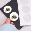24 x 40mm Round 'Green Tractor' Stickers (SK00069530)