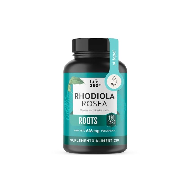 Life 360 Rhodiola Rosea 180 Cápsulas 1232 Por Porción