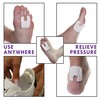 Wide U Shaped Felt Callus Horseshoe Pads - Adhesive Foot