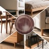 Premium Solid Wood Furniture Pads 4-Pack, Shock-Absorbing, Scratch-Proof Floor Protectors