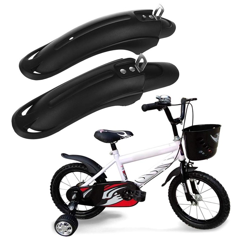 VAILANG 1 Pair Bicycle Mudguard Front Rear Dustproof for 12/14