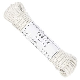 West Coast Paracord Solid Braid Cotton Sash Cord – Comes in 100 Foot Length (1/4 Inch)
