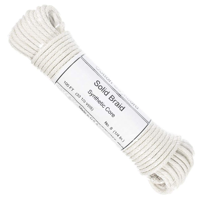 West Coast Paracord Solid Braid Cotton Sash Cord – Comes