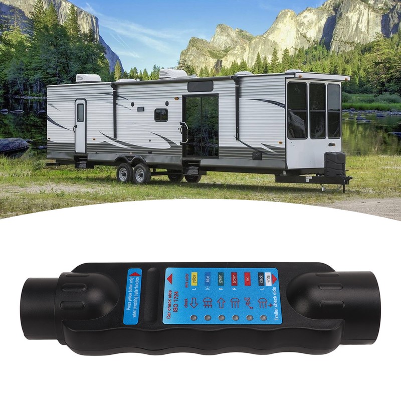 12V 7pin Trailer Towing Lights Wiring Circuit Tester Plug Socket