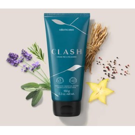 O Boticário Clash Pre & Post-Shave Cream, Elevated Dual Purpose Care for Smooth, Fresh Fragranced Skin, 5.29 Ounce (150g)