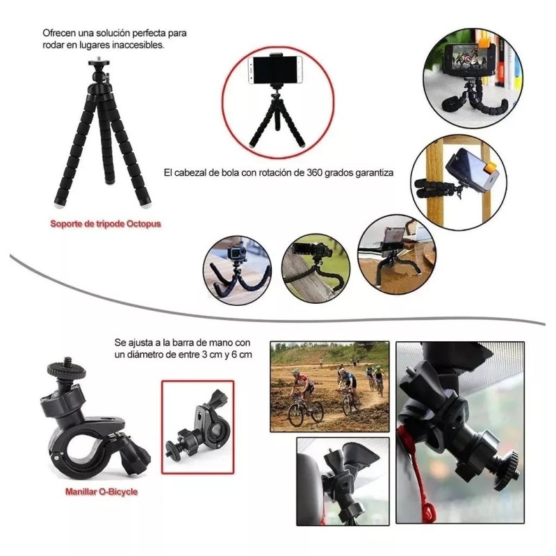 GoPro Juego De Accesorios Para Cámara Gopro10/gopro8 Extreme Sport