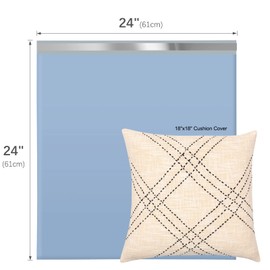 Metronic Large Poly Mailers 24x24 50 Pcs, Extra Large Shipping Bags for Clothing | Strong Adhensive Mailing Bags for Small Business, Shipping Envelopes, Tear-resistant Packing Bags in Haze Blue