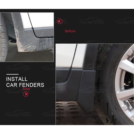 GZBFTDH Fit for Toyota Corolla Cross 2022 Mud Flaps Accessories, Car Splash Guard Fender Front and Rear 4PCS Set