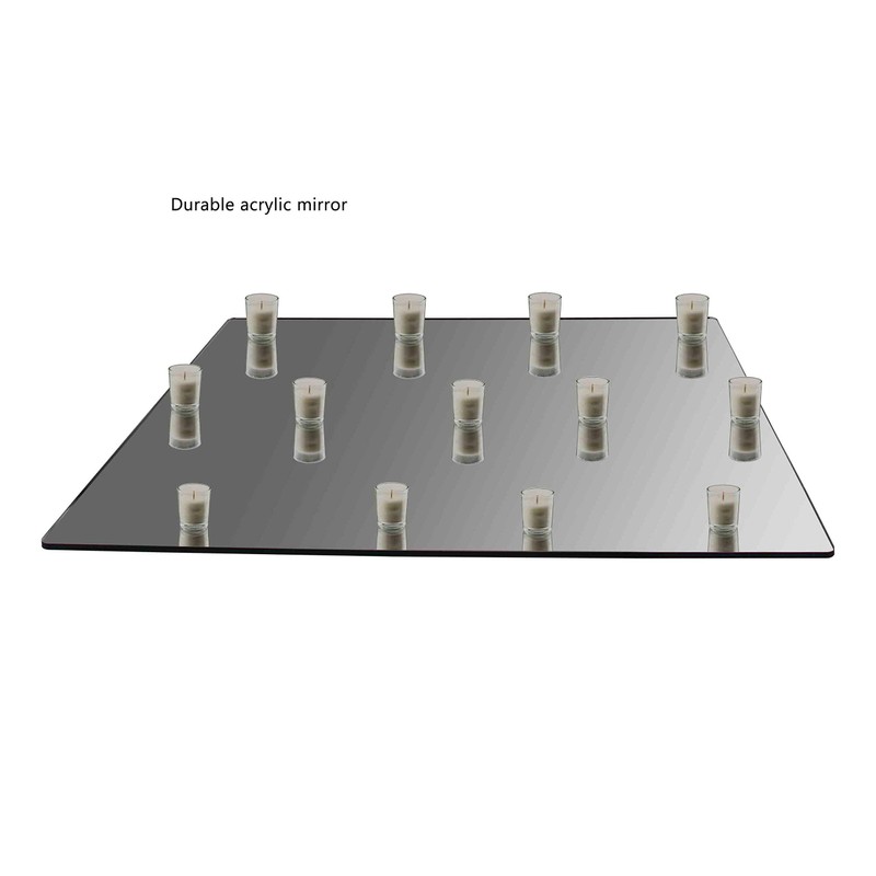 Grey Tinted Clear Acrylic Plexiglas (Smoked) Sheet 24" X 24"