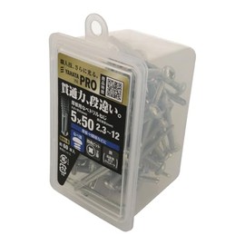 八幡ねじ 厚板用なべドリルねじＮＰ 5×50（60本） 2.3～12mm厚の鉄板に下穴なしで施工