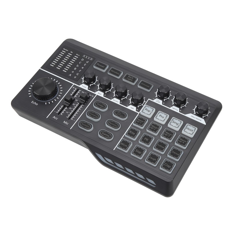 Professional Sound Mixer 1200mAh Micro USB Studio Streaming Live Gaming