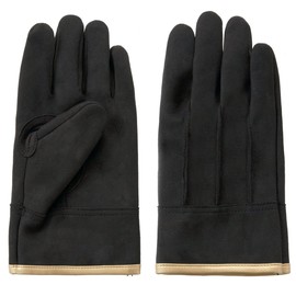Fuji Glove MD-6 Medalist Extra Thick Faux Leather Back Sewing Gloves, 10 Pairs (M Size)