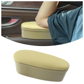 OFBAND Upgrade Arm Rest for Car with Car Armrest Storage Box,Car Armrest Cushion with Adjustable Sliding Design,Essential Interior Accessories Car Arm Rest for Most Cars (Sliding Style, White)