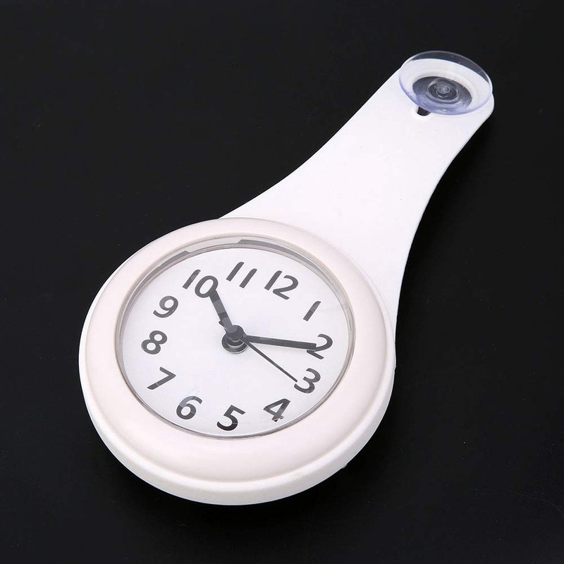 Bathroom Clock, Small Wall Clock Shower Clock Hanging Clock Kitchen