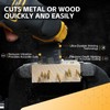 Bionso 22PCS Titanium Oscillating Tool Blade Cuts Metal and Wood,