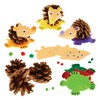 Baker Ross FX169 Hedgehog Pinecone Kits - Pack of 6,