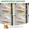 Window Bird Feeder for Outdoors with Large Feeding Trays, Clear