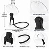 Hands-Free Neck Magnifying Glass, 3X & 10X Magnifier for Reading,