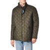 Cole Haan Men's Quilted Barn Jacket, Olive, Medium