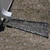Silver Slate Stone Rock Cast Aluminum Metal Downspout Gutter 24