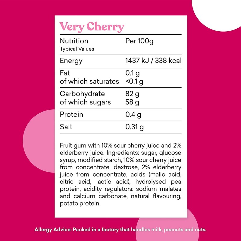 Candy Kittens Very Cherry Gourmet Sweets 140g (Pack of 1)