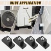 FLKQC 4Pack Rubber Vibration Isolator Mounting Bracket, Air Conditioner Mounting