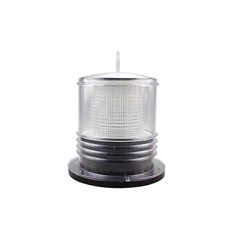 Solar Dock Warning Light - Waterproof Solar Dock Lighting -