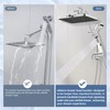 Hibbent Upgraded 13'' Shower Head Combo, High Pressure 5-spray Rainfall