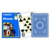 Modiano Poker 4 Jumbo Index 100% Plastic Playing Cards (Blue)