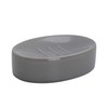 Harbour Housewares Soap Dish - Glazed Ceramic Bathroom Sink Holder