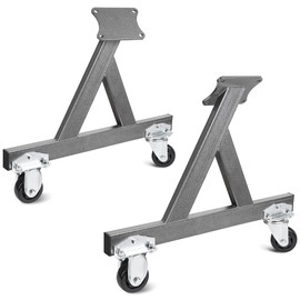 Wyckoff GM LSx V8 Rolling Engine Stand, Heavy-Duty 3” Swivel Casters Store Stand, 2-Piece Design Cradle Support LS Complete Engines & Transmissions, 12” Deep Oil Pan Clearance