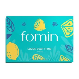 Fomin Antibacterial Soap Sheets for Hand Washing - Lemon - Plastic-Free, Travel Size, Moisturizing Camping Mini Soap - Pack Size: 300 Sheets (3 Pack)