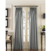 Curtainworks Marquee Faux Silk Pinch Pleat Curtain Panel, 30 by