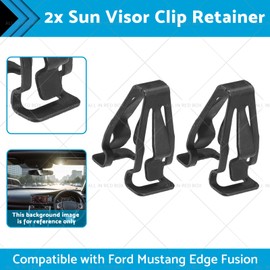 MAX COOL 2x Sun Visor Clip Retainers Suitable for Ford Mustang Edge Fusion Replaces DS7Z-9904132-A