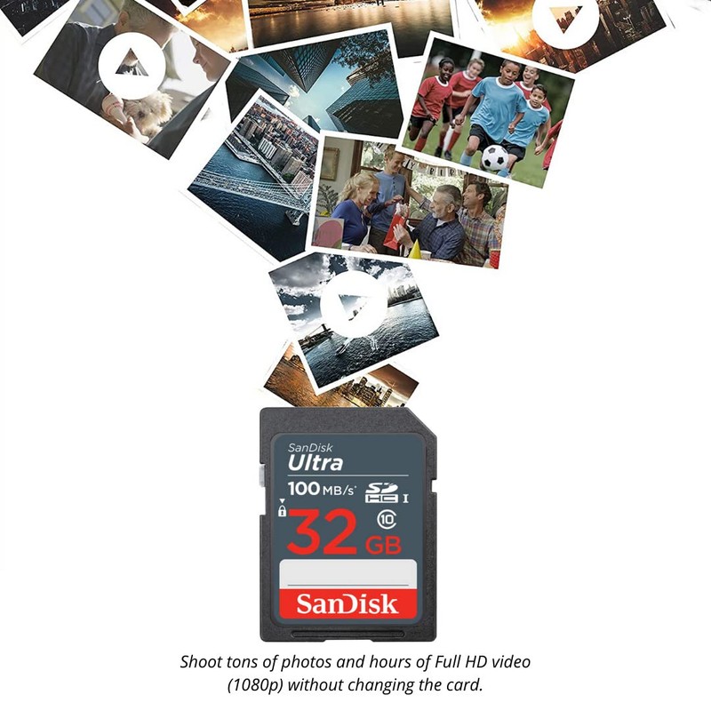 SanDisk SanDisk 32GB Ultra SDHC UHS-I Memory Card (10-Pack) Bundle