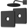 3.5 Inch Large Shower Arm Flange Square Plumbing Cover Plates