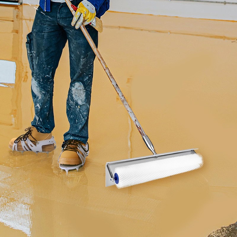 Anskyloe Spiked Roller for Self Leveling, 20"x 1" Self Leveling
