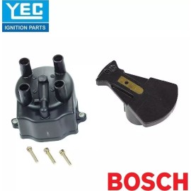 YEC BOSCH Distributor Rotor & Distributor Cap for Toyota Tacoma  L4; 2.4L; 2.7L 1995-1997