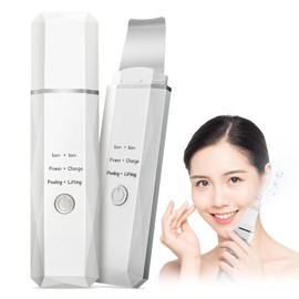 Water Peeling, Facial Beauty Device, Ultrasonic Vibration, 24,000 Times Per Second, Ultrasonic Peeling, Pore Care, USB Charging, Ion Facial Beauty Device, Small, Ultra Lightweight, Easy to Carry, Easy