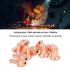 10Pcs Nozzle Electrode Kit Brass 176655 Electrode 176656 Nozzle Tip
