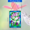 Viveta Hummingbird Stained Glass Window Hanging, Stained Glass Suncatchers for