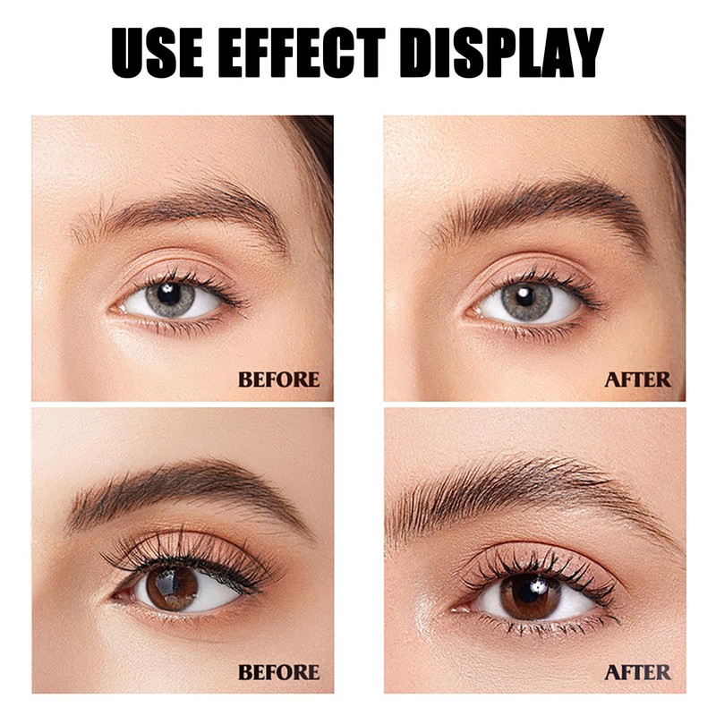 Smudge-Proof Clear Eyebrow Gel for Natural Brows - Long-Lasting Styling