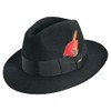 Scala Mens Felt Fedora Hat