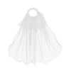 Lurrose Girl First Communion Veil White Veil Headband with Flower