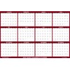 24" x 36" SwiftGlimpse 2026 Wall Calendar Erasable Large Wet